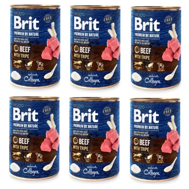 Brit Premium by Nature 6 x puszka 400g wołowina